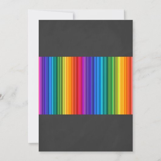 アー絵画ト誕生日パーティーの招待 招待状 (裏面)