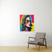 アー鮮やかト女子レトロシックウォールデコール タペストリー (インサイチュ)