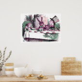 ア不機嫌ティーパーティーパステル ポスター (キッチン)