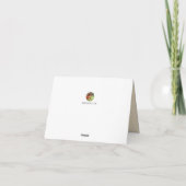 ア威厳のあるラビアン・スタリオン・ノート ノートカード (裏面)