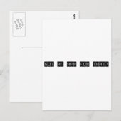 ア得プリ？ ポストカード (正面/裏面)