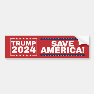 ア救メリカ!切り札2024バンパーステッカー バンパーステッカー