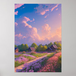 ア日本のカントリー村 ポスター