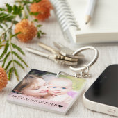 ア最高のウンティ·エバー·フォト キーホルダー (正面右)