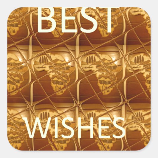 ア最高のフリカの願い:黄金の大陸 スクエアシール (正面)