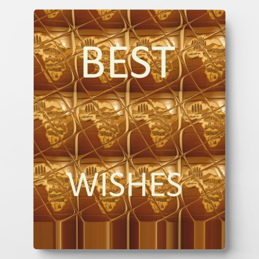 ア最高のフリカの願い:黄金の大陸 フォトプラーク (正面)