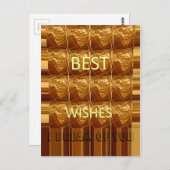 ア最高のフリカの願い:黄金の大陸 ポストカード (正面/裏面)