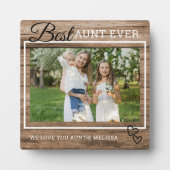 ア最高のント・エバー・ラブ・ユー・ウッ素朴ド・フォト  フォトプラーク (正面)