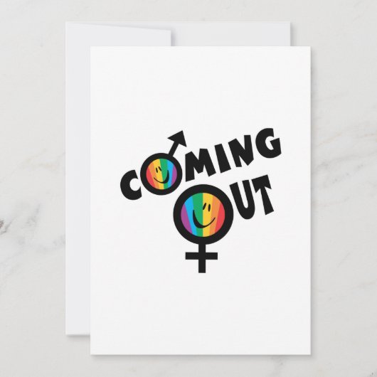 ア来ウト 招待状 (正面)