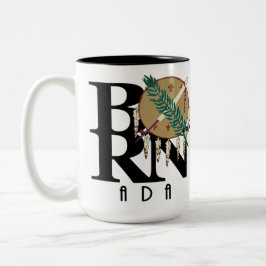 ア生まれダ・オクラホマ15oz ツートーンマグカップ