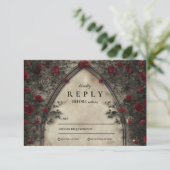 ア素朴ントラーウッドランドフローラ結婚ズ 出欠カード (スタンド正面)