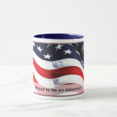 ア誇りを持ったメリカ人のマグカップ マグカップ (中央)