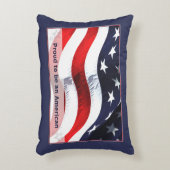 ア誇りを持ったメリカ枕 アクセントクッション (正面(垂直))