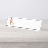 ア買イスクリーム デスクネームプレート (正面)