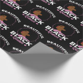 ア賛美フリカ人女性 ラッピングペーパー (角)