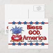 ア賛美メリカ・ゴッド ポストカード (正面/裏面)