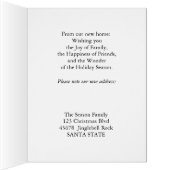 ア違うドア – 新しい住所ホリデーカード (内側(右))