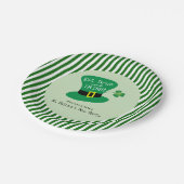 ア食べイルランドの聖パトリックの日のパーティー ペーパープレート (アングル)