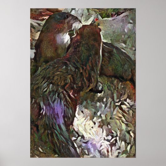 ア・イ・オター遊ズのお洒落おもしろい ポスター (正面)