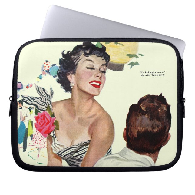 『ア・ウェント・ア・マン』 ラップトップスリーブ (正面)