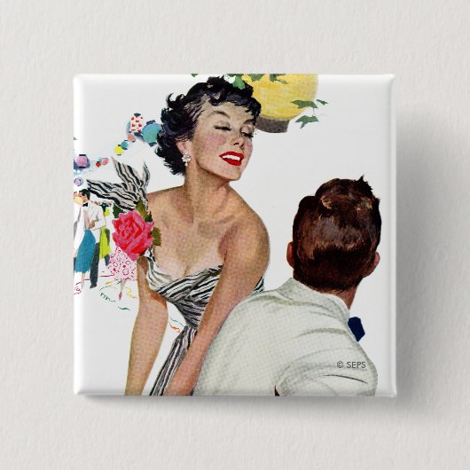 『ア・ウェント・ア・マン』 缶バッジ (正面)