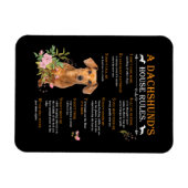 ア・ダッシュント・ハウス・ルールズ マグネット (横)