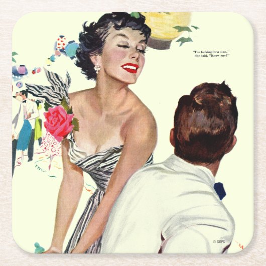 『ア・マン2』 スクエアペーパーコースター (正面)