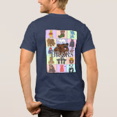 アroyo - クマ トライブレンドTシャツ (裏面)