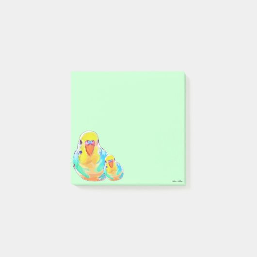 イかわいらしモリ ポストイット (正面)