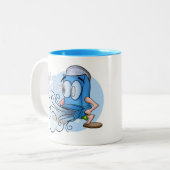 イアイン簡単ビーフイージーマグ ツートーンマグカップ (正面左)