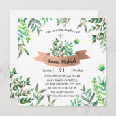 イアニスクエアバプテスマ招待状 招待状 (正面/裏面)