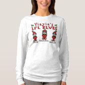 イアヤパーソナライズされたグランドキッズ小人2ボーイズ1ガール Tシャツ (正面)