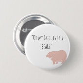 イアンのくまPin 缶バッジ (正面&裏面)