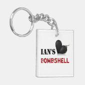 イアンの爆弾Keychain キーホルダー (正面左)