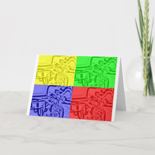 イアン猿のバースデー・カード カード (正面)