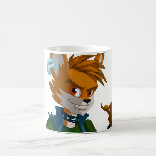イアンMcFoxx | Shaka Brahのマグ コーヒーマグカップ (中央)