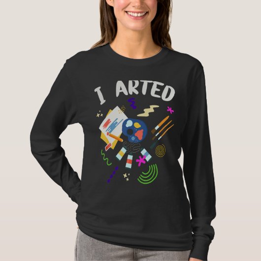 イア絵画ート Tシャツ (正面)