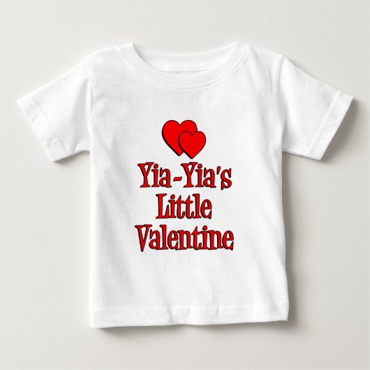 イア·イアの小さなバレンタイン ベビーTシャツ (正面)