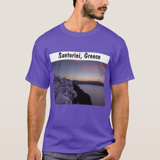 イア・サントリーニ日の出のお土産 Tシャツ (正面)