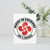 イウスカディ・バイヨンヌ製 ポストカード (スタンド正面)