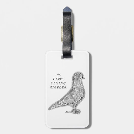 イェオルドチンプラー鳩 ラゲッジタグ (裏面縦)