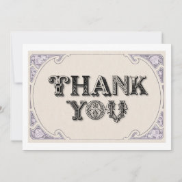 イェオールドフォント サンキューカード