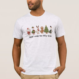 イェスがあなたを愛してるよ バカガチョウ バカガチョウ Tシャツ