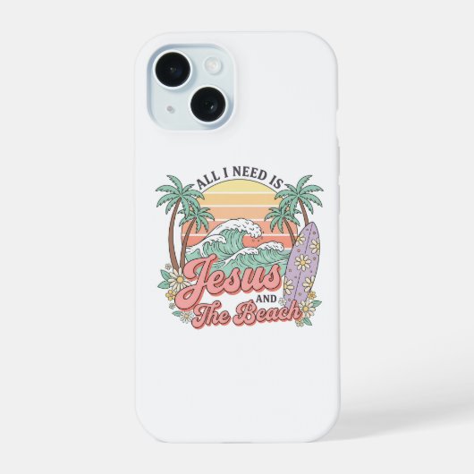 イェスとビーチ iPhone 15 カー 15ケース (裏面)