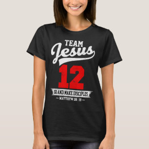 イェスと野球チーム イエス キリスト教 マタイ 28 Tシャツ