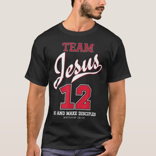 イェスと野球チーム イエス キリスト Tシャツ_3 Tシャツ (正面)