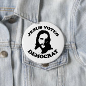 イェスは民主党支持 缶バッジ (インサイチュ)