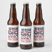 イェスス 2024 アメリカに再び祈りを ビールラベル (ボトル)