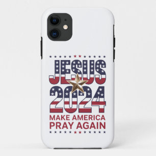イェスス 2024 アメリカに再び祈りを iPhone 11 ケース