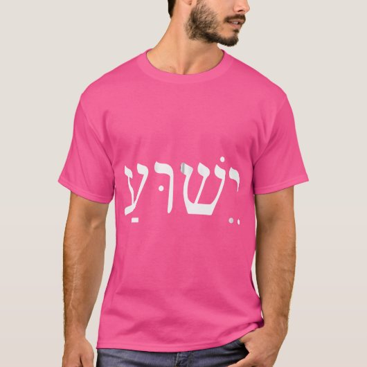 イェスフアイエスへブルZip形式 Tシャツ (正面)